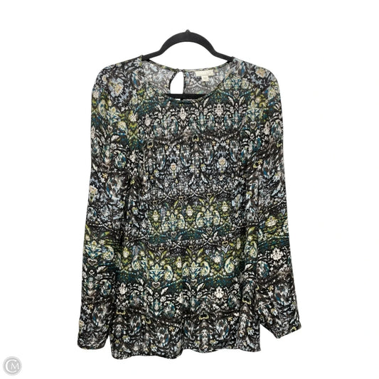 Top Long Sleeve By J. Jill In Multi-colored, Size: S