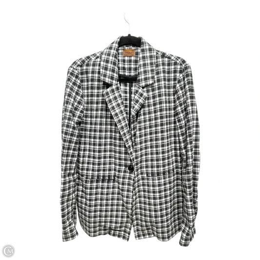 Blazer By Pol In Checkered Pattern, Size: L