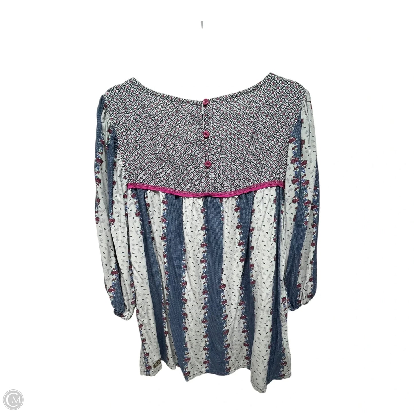 Top Long Sleeve By Matilda Jane In Blue, Size: L