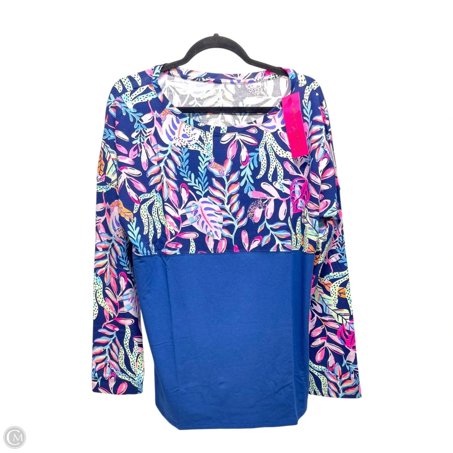 Top Long Sleeve Designer By Lilly Pulitzer In Multi-colored, Size: L