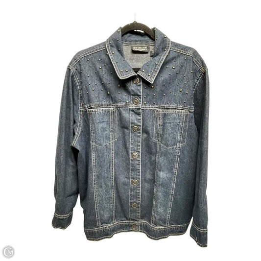 Jacket Denim By New Directions In Blue Denim, Size: 2x