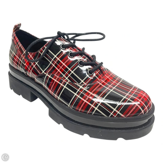 Shoes Heels Block By Jessica Simpson In Plaid Pattern, Size: 9