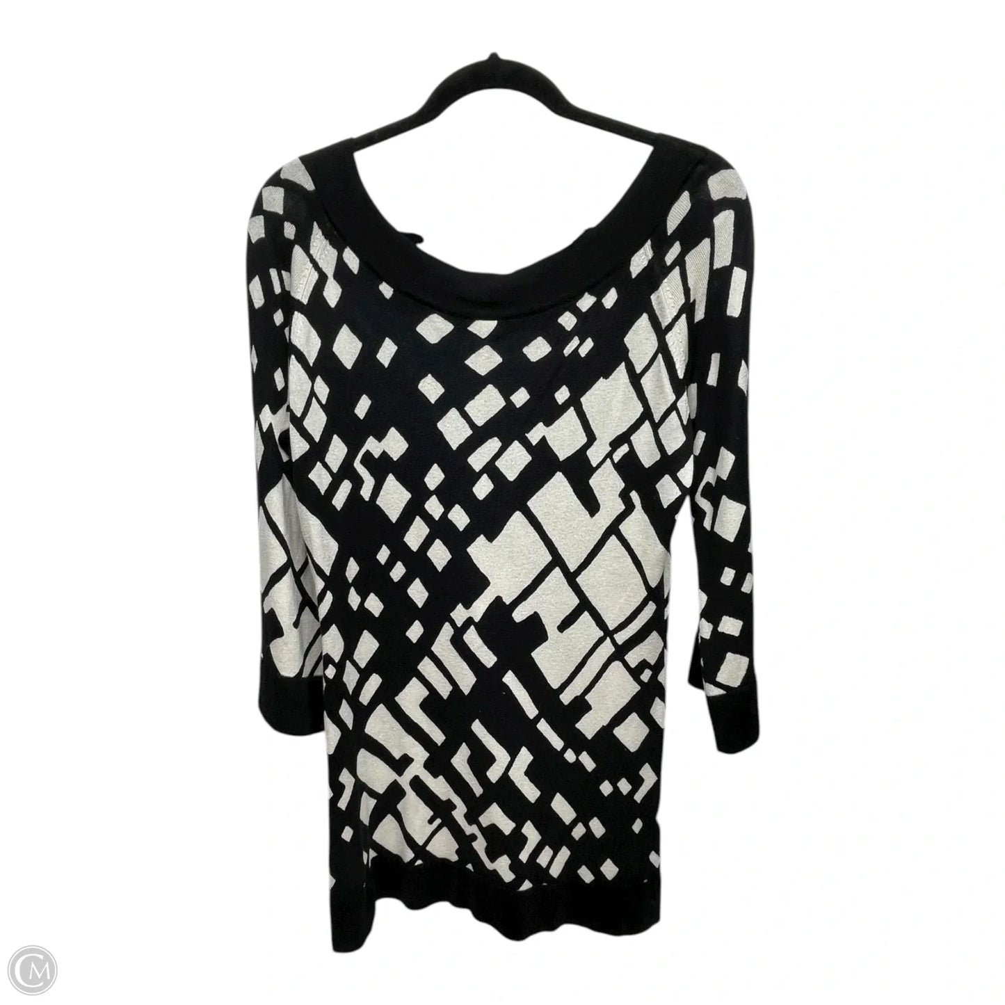 Sweater By White House Black Market In Black & White, Size: M