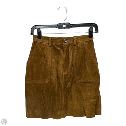 Skirt Mini & Short By Banana Republic In Brown, Size: 0