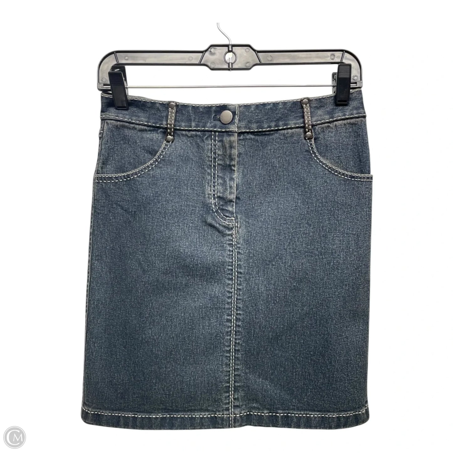 Skirt Mini & Short By Elie Tahari In Blue Denim, Size: 2