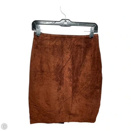 Skirt Mini & Short By Banana Republic In Copper, Size: 6