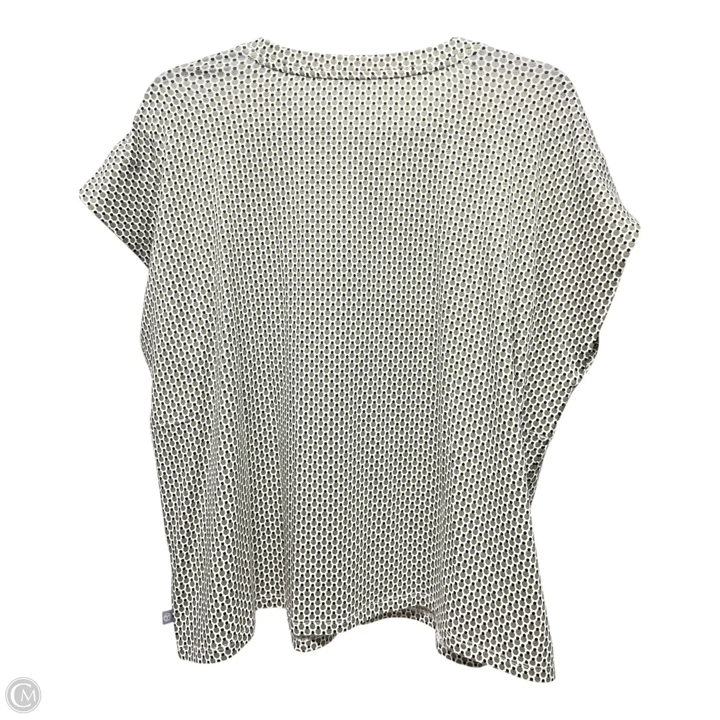 Top Short Sleeve By Talbots In Green, Size: L