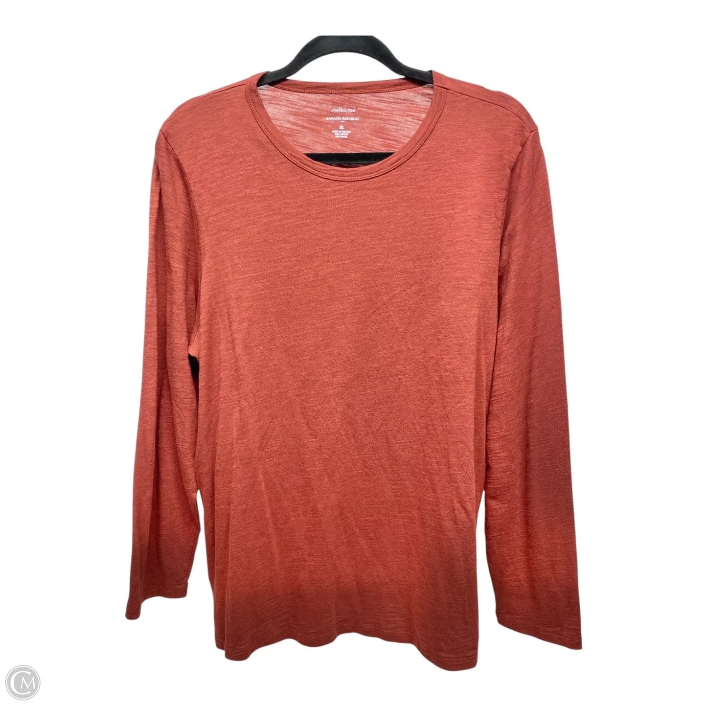 Top Long Sleeve Basic By Banana Republic In Copper, Size: Xl