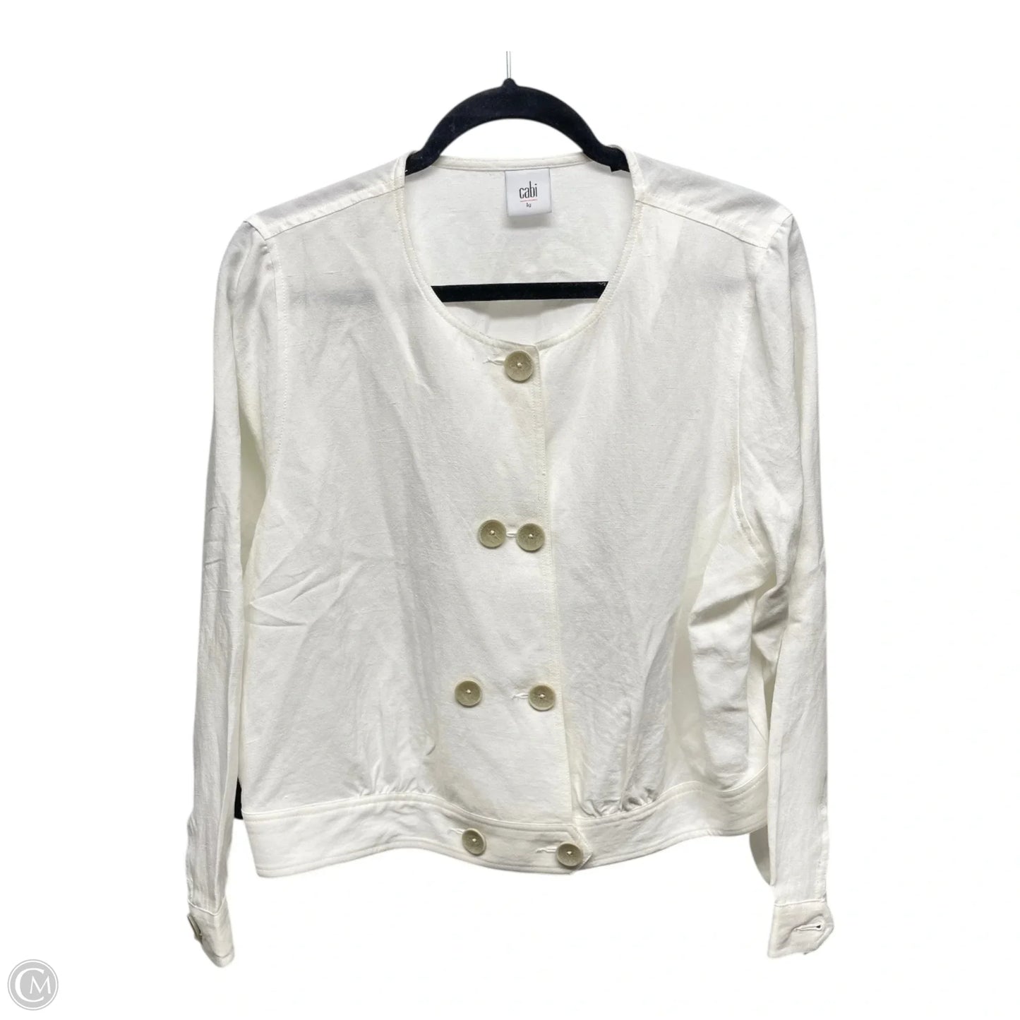 Jacket Other By Cabi In White, Size: L