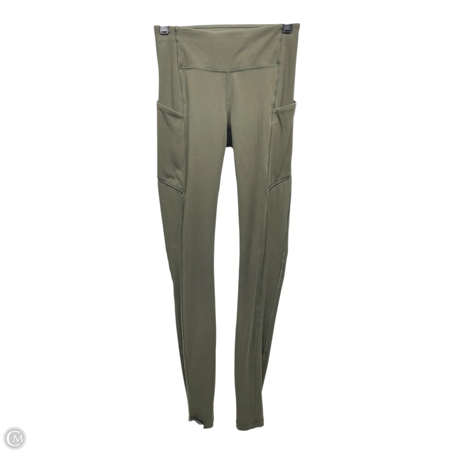 Athletic Leggings By Lululemon In Green, Size: 2