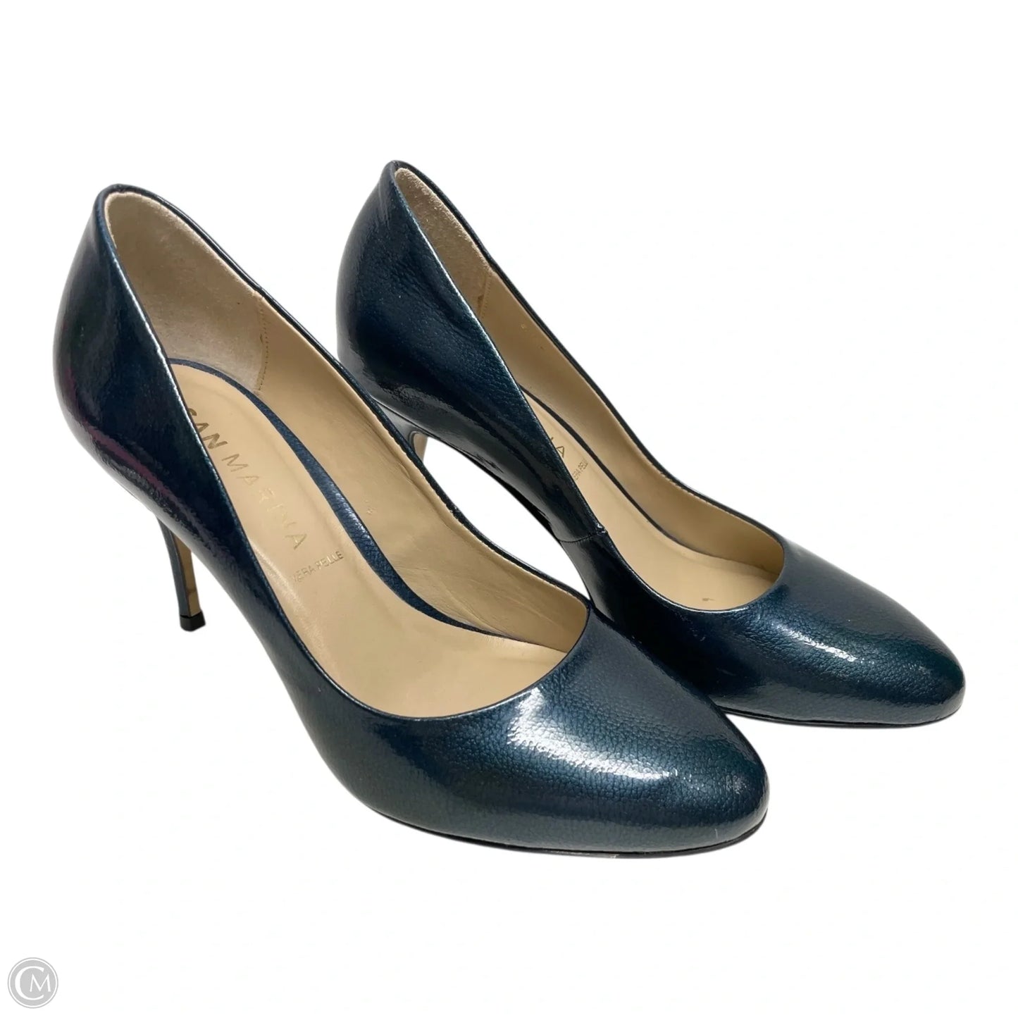 Shoes Heels Stiletto By Clothes Mentor In Teal, Size: 7.5