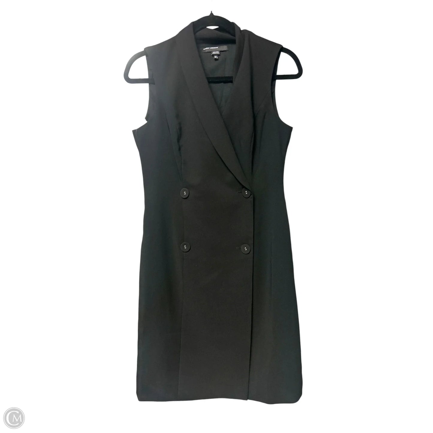 Dress Casual Short By Maggy London In Black, Size: 2