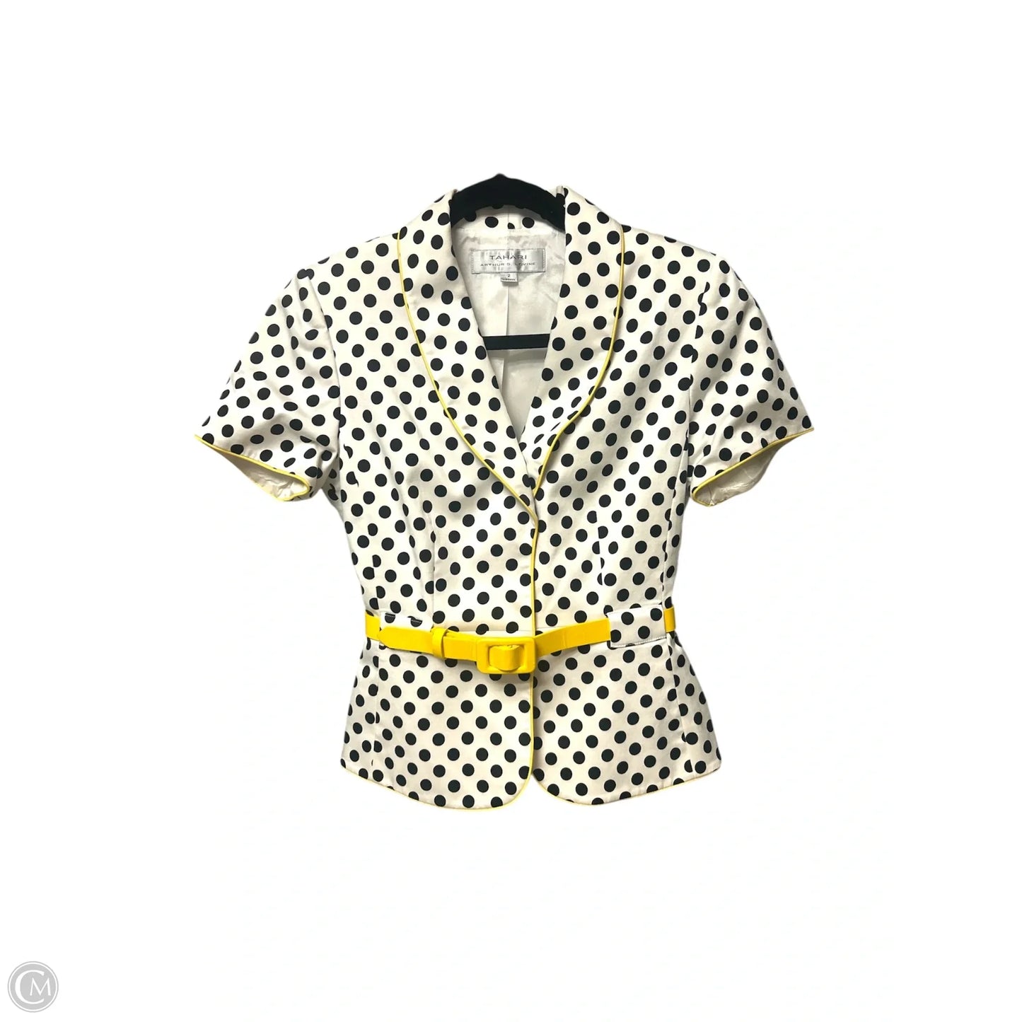 Blazer By Tahari In Polkadot Pattern, Size: 2