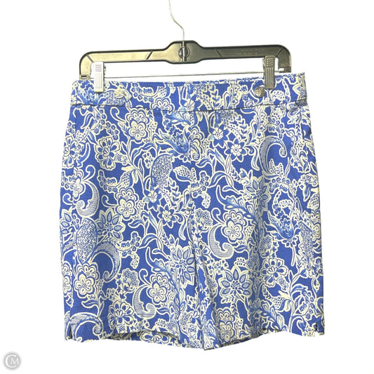 Shorts By Rafaella In Blue & White, Size: M