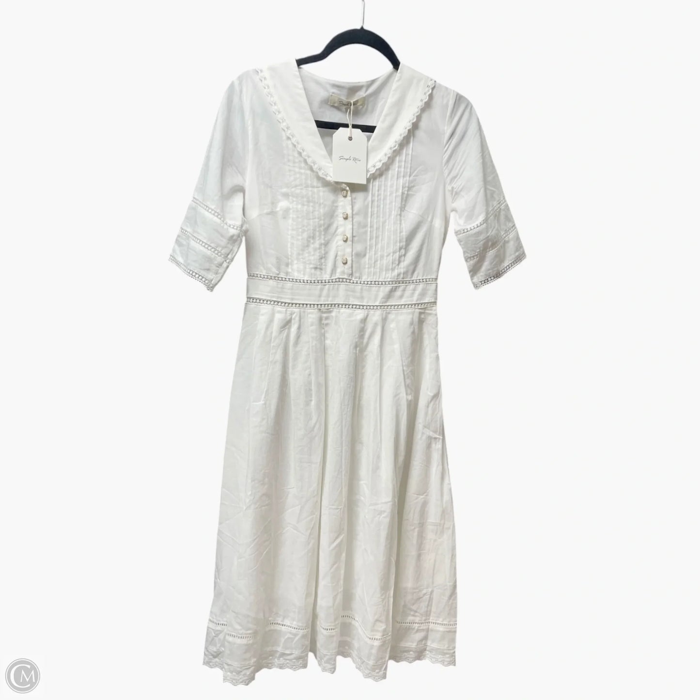 Dress Casual Midi By  SIMPLE RETRO