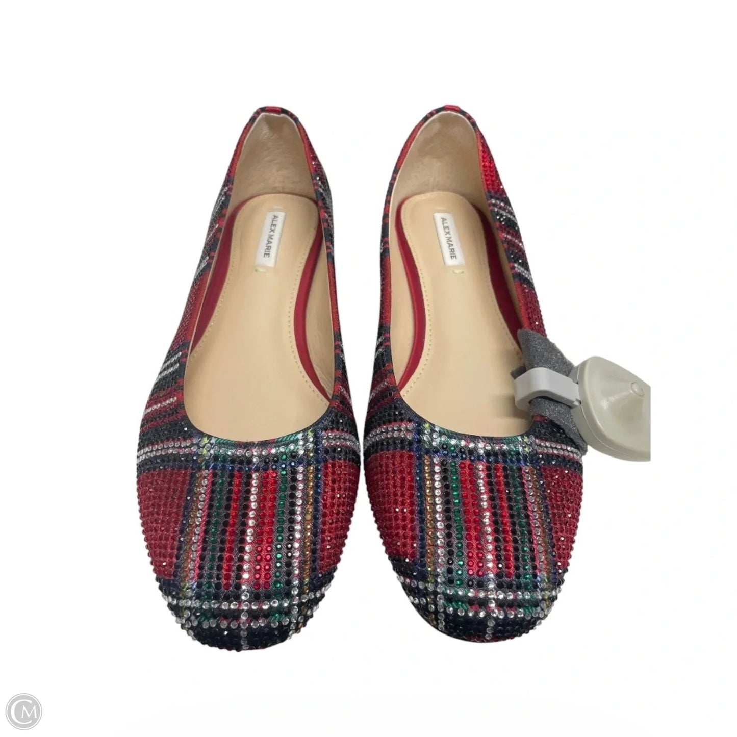 Shoes Flats By Alex Marie In Plaid Pattern, Size: 5.5