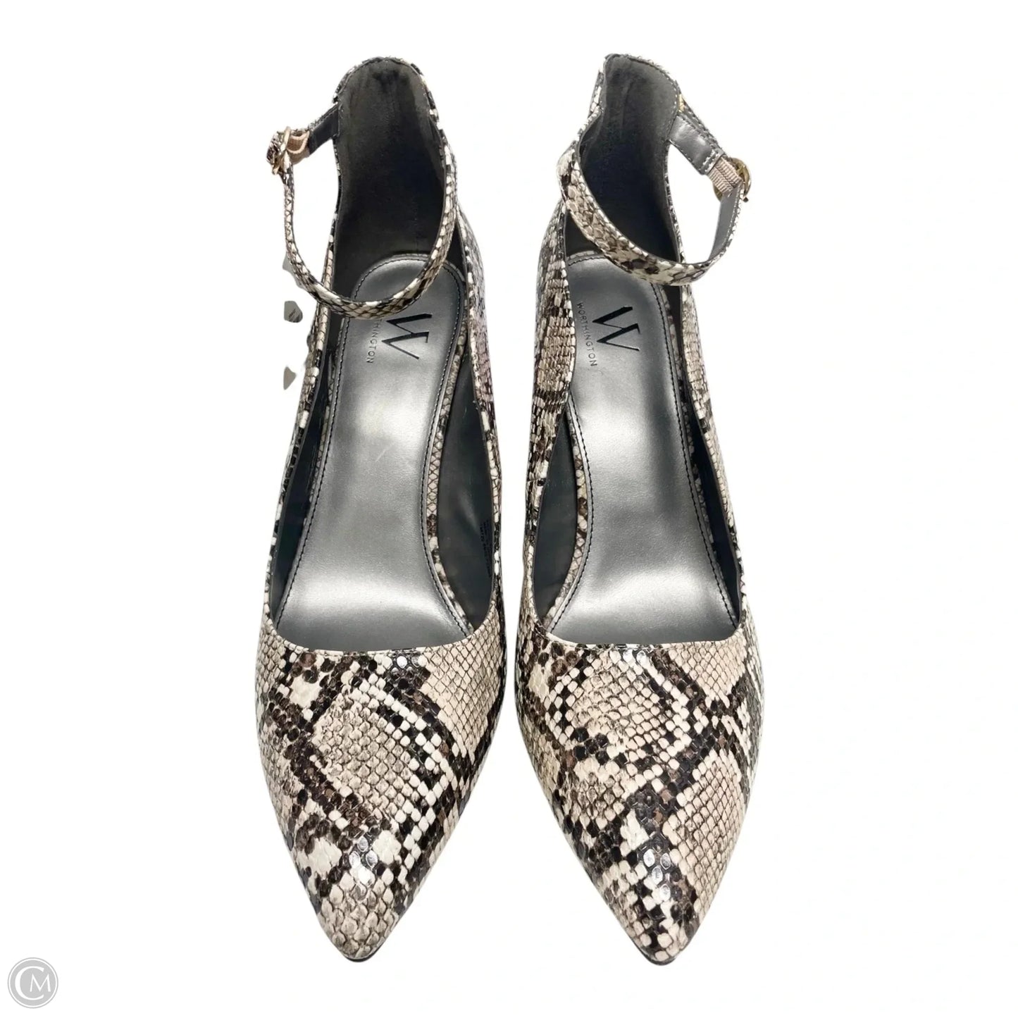 Shoes Heels Block By Worthington In Animal Print, Size: 11