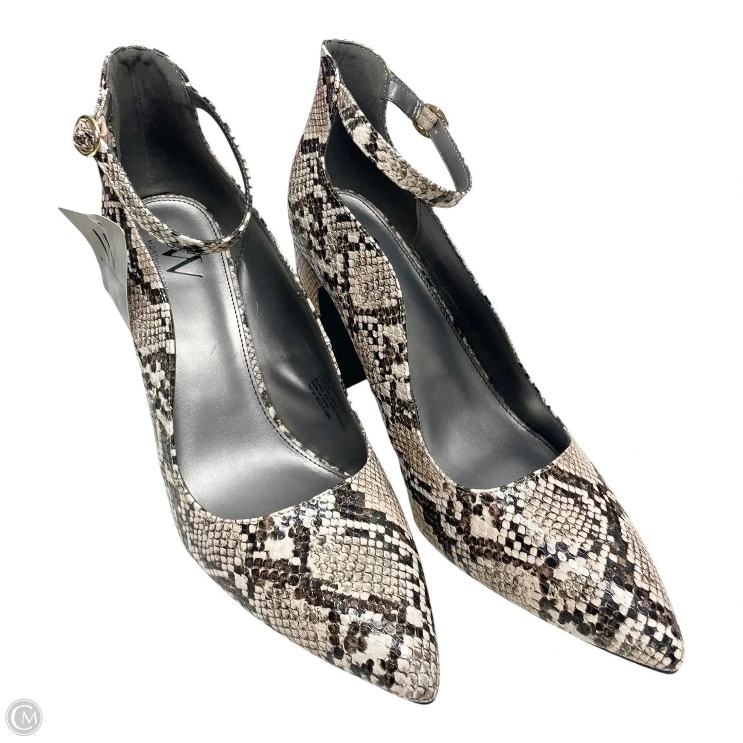 Shoes Heels Block By Worthington In Animal Print, Size: 11