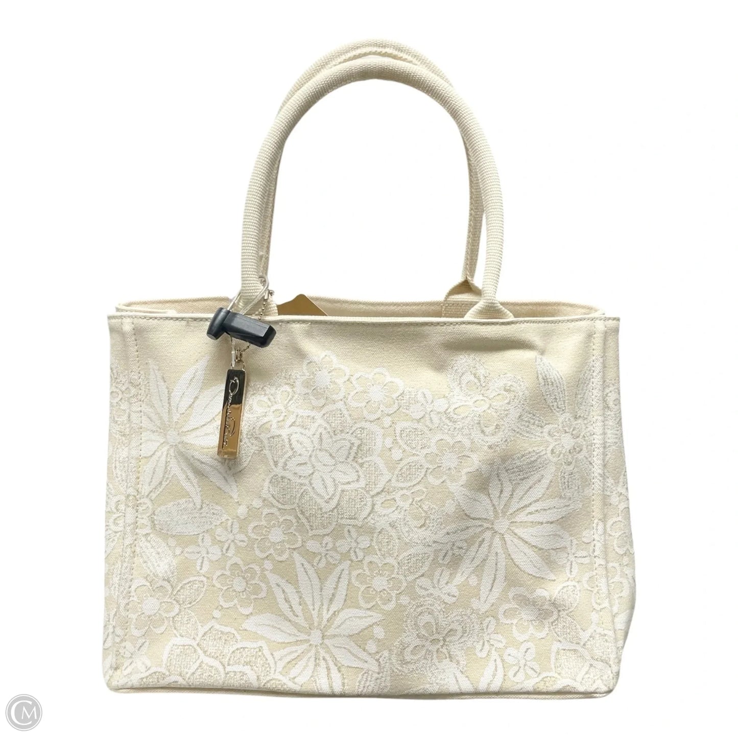 Tote Luxury Designer By Oscar De La Renta, Size: Medium