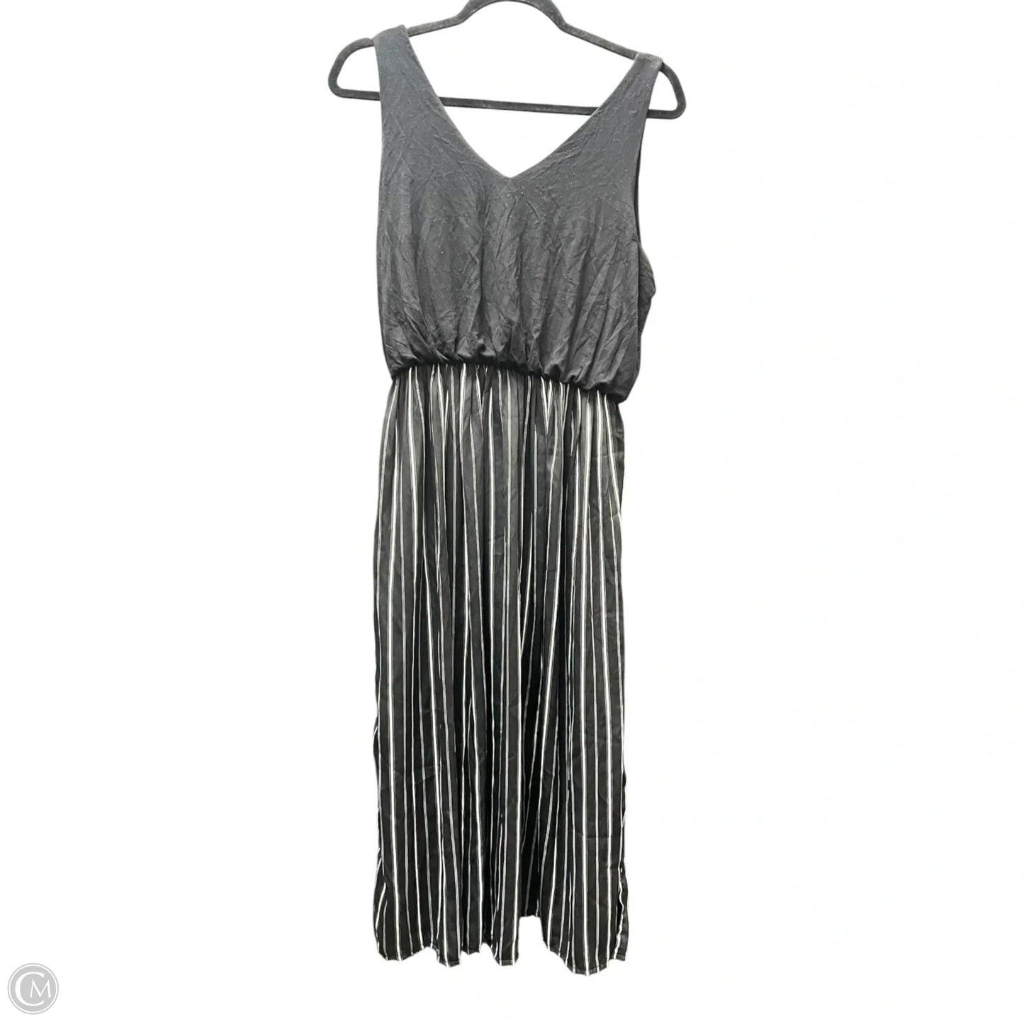 Dress Casual Midi By Loft In Black, Size: M