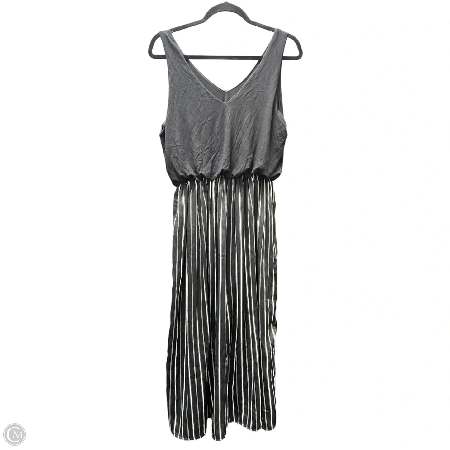 Dress Casual Midi By Loft In Black, Size: M
