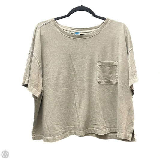 Top Short Sleeve Basic By Old Navy In Green, Size: L