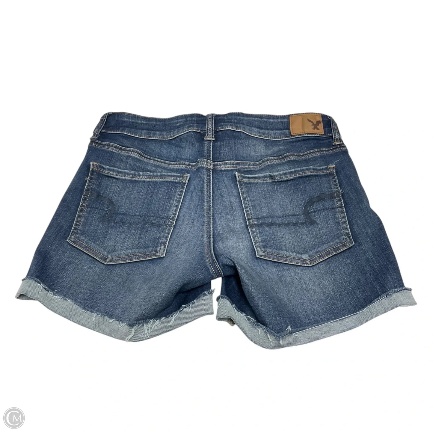 Shorts By American Eagle In Blue Denim, Size: 8