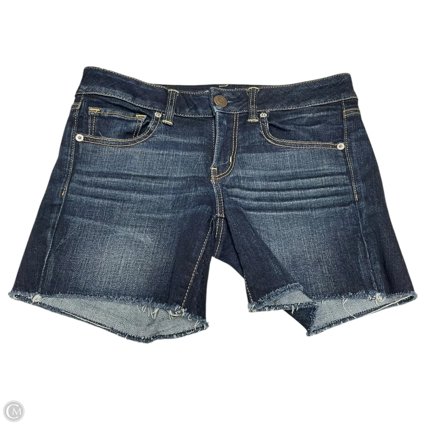 Shorts By American Eagle In Blue Denim, Size: 8