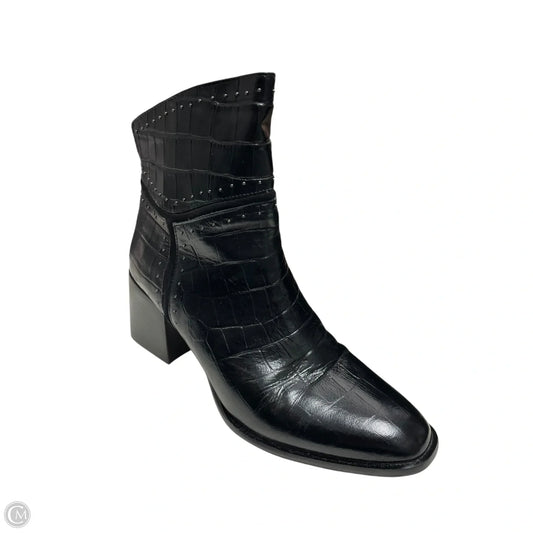 Boots Ankle Heels By Donald Pliner In Black, Size: 9