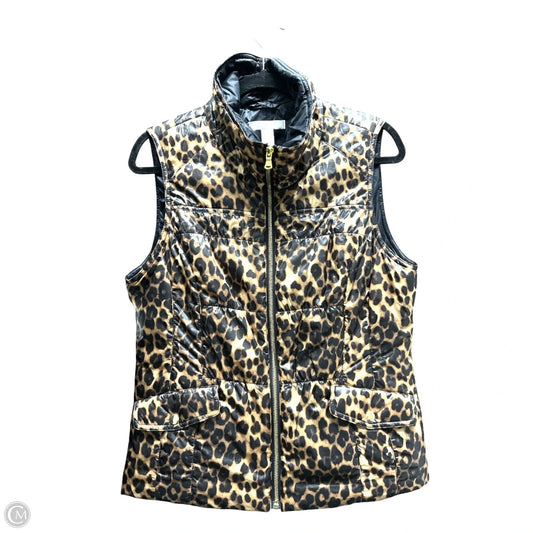 Vest Other By Chicos In Animal Print, Size: M
