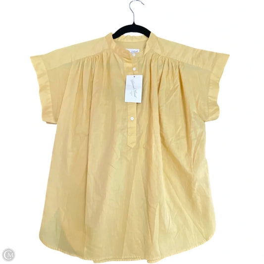 Top Short Sleeve By Universal Thread In Yellow, Size: Xs