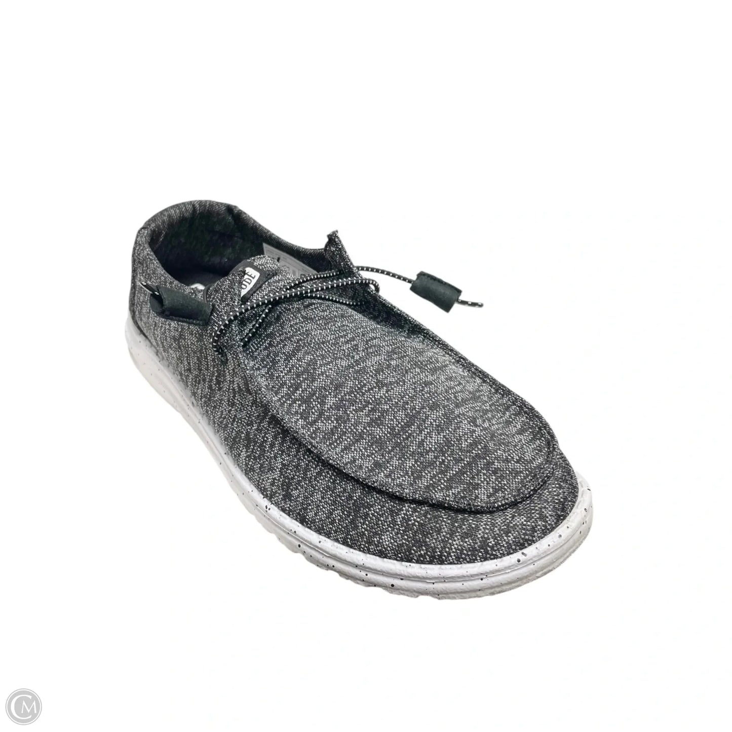 Shoes Flats By Hey Dude In Grey, Size: 10