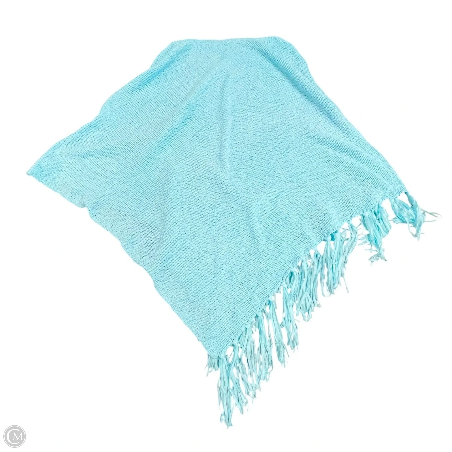 Poncho By Chicos In Blue, Size: L