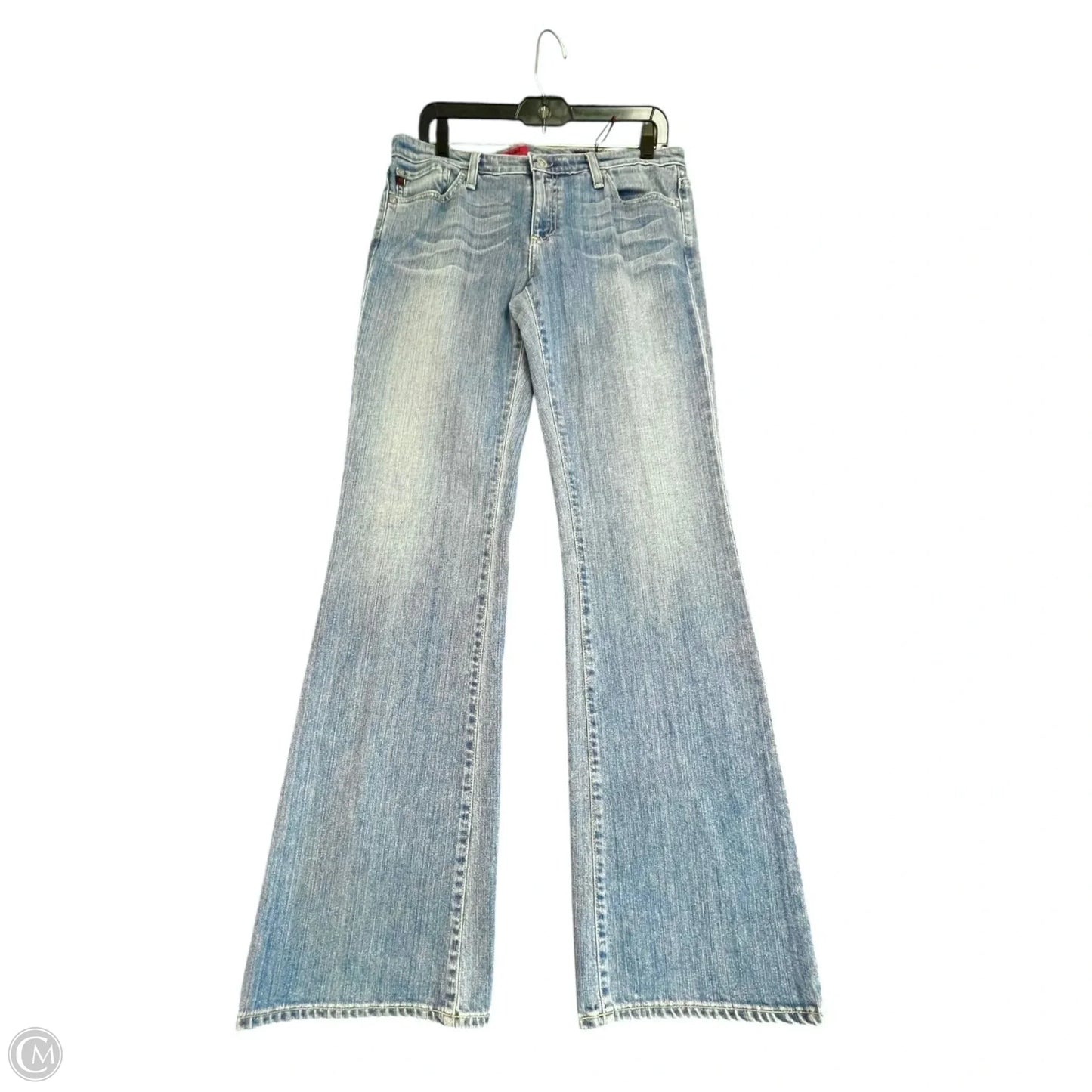 Jeans Boot Cut By Adriano Goldschmied In Blue Denim, Size: 12