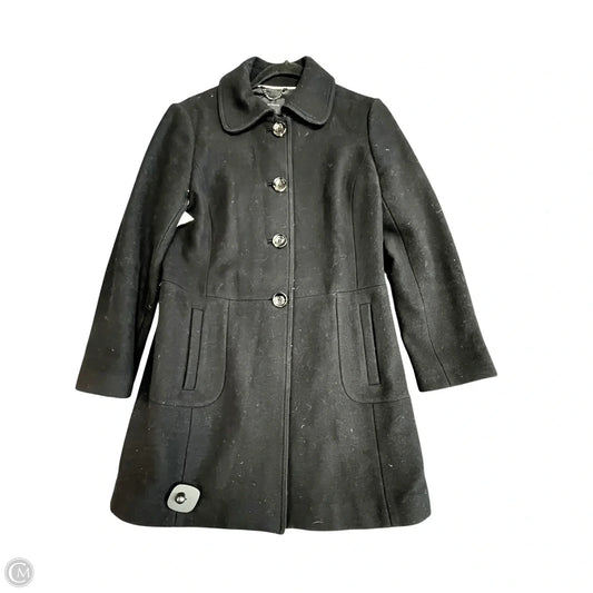 Coat Wool By Banana Republic In Black, Size: M