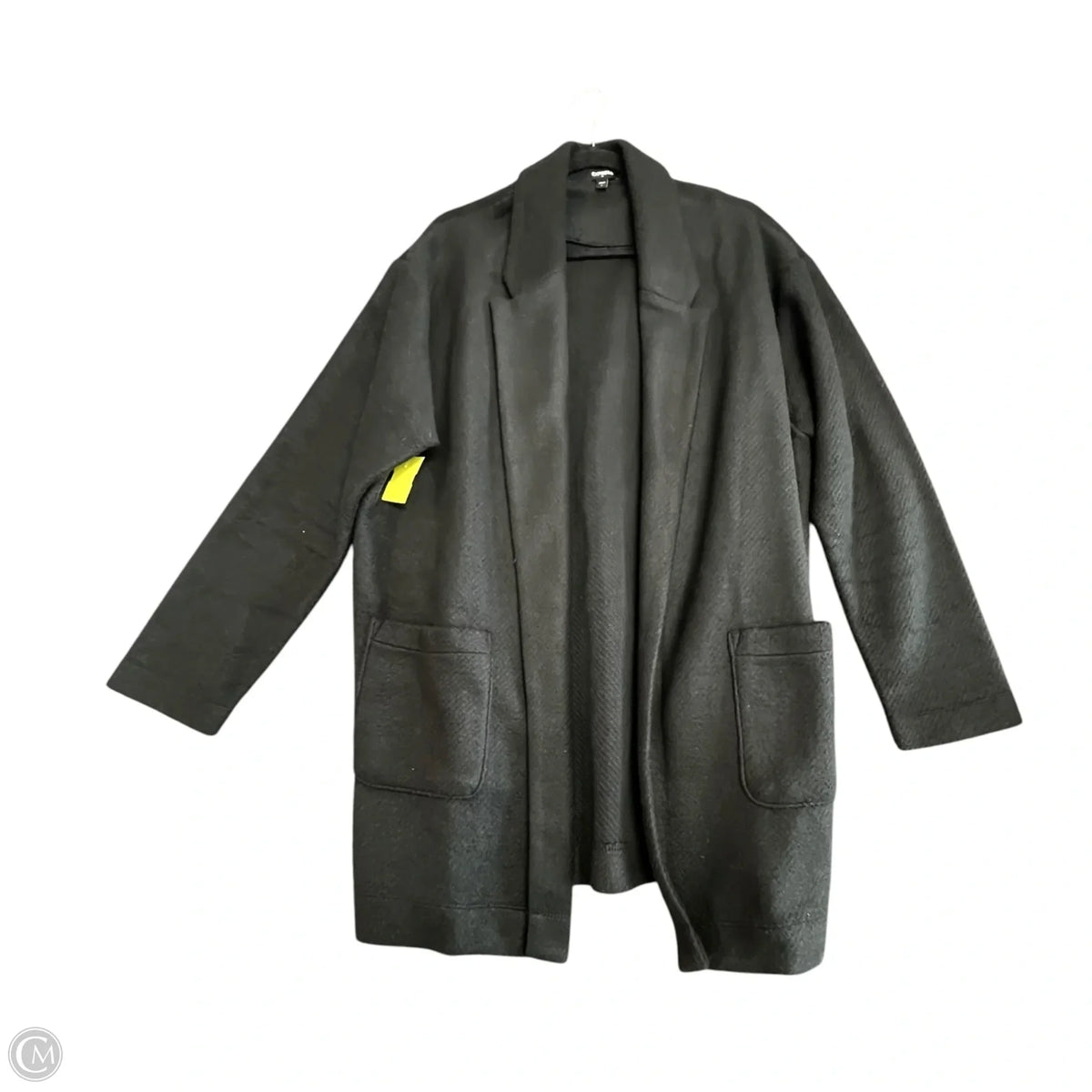 Coat Other By Express In Black, Size: L