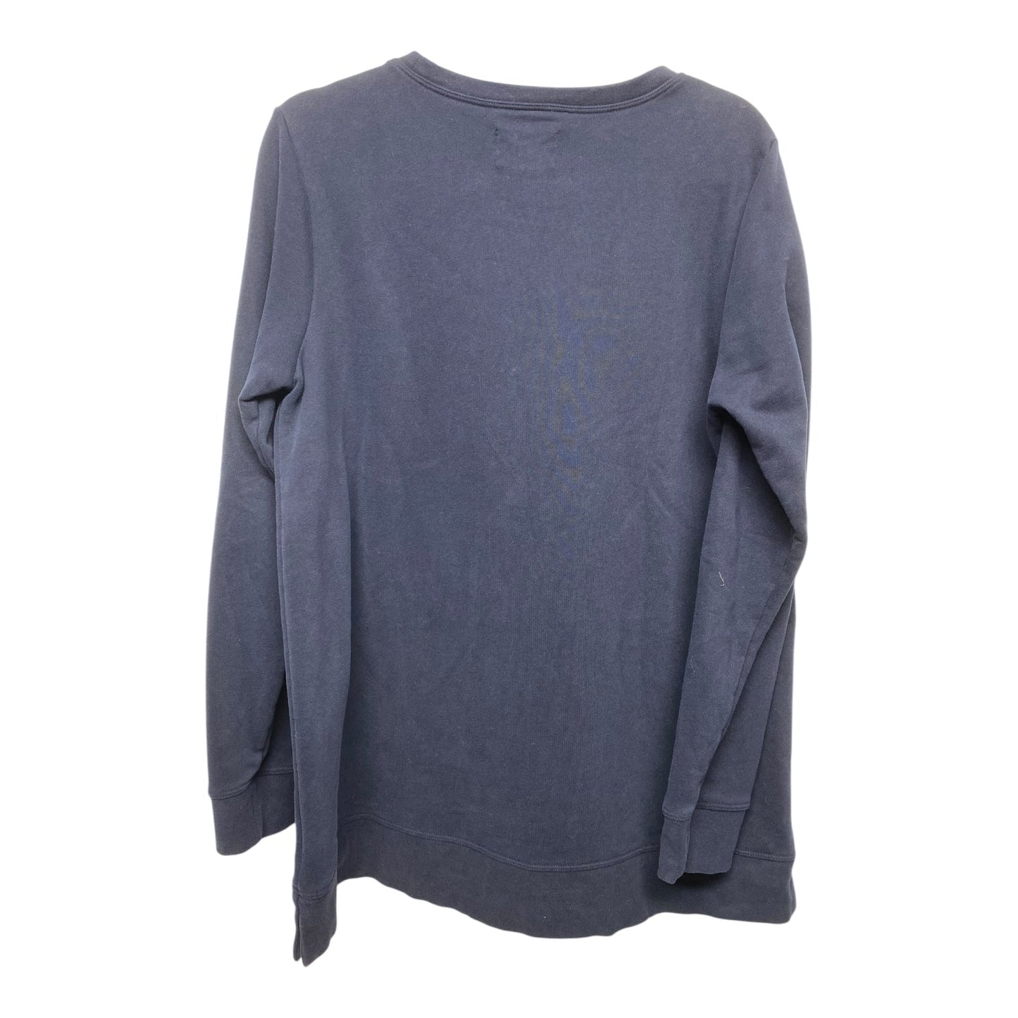 Sweatshirt Crewneck By Lands End In Blue, Size: L