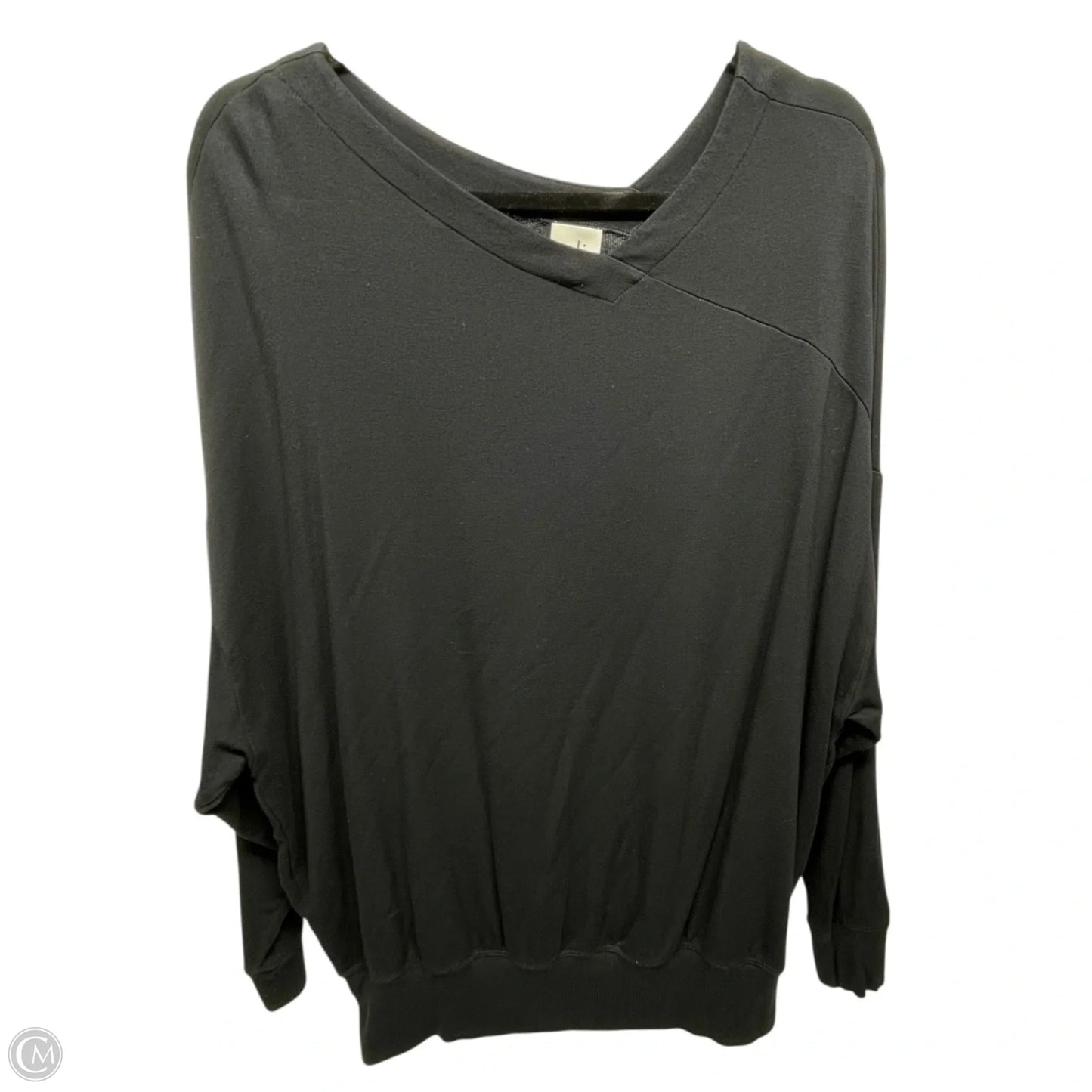 Top Long Sleeve Basic By Cabi In Black, Size: S