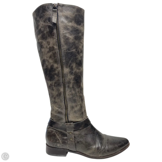 Boots Knee Heels By Matisse In Grey, Size: 6.5