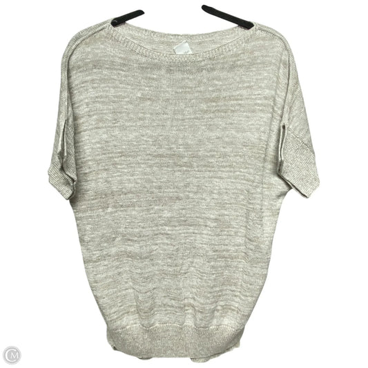 Sweater Designer By Max Mara In Tan & White, Size: L