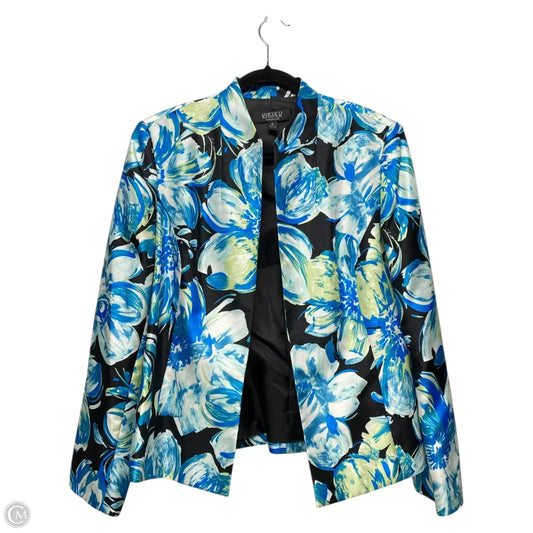 Blazer By Kasper In Floral Print, Size: 12