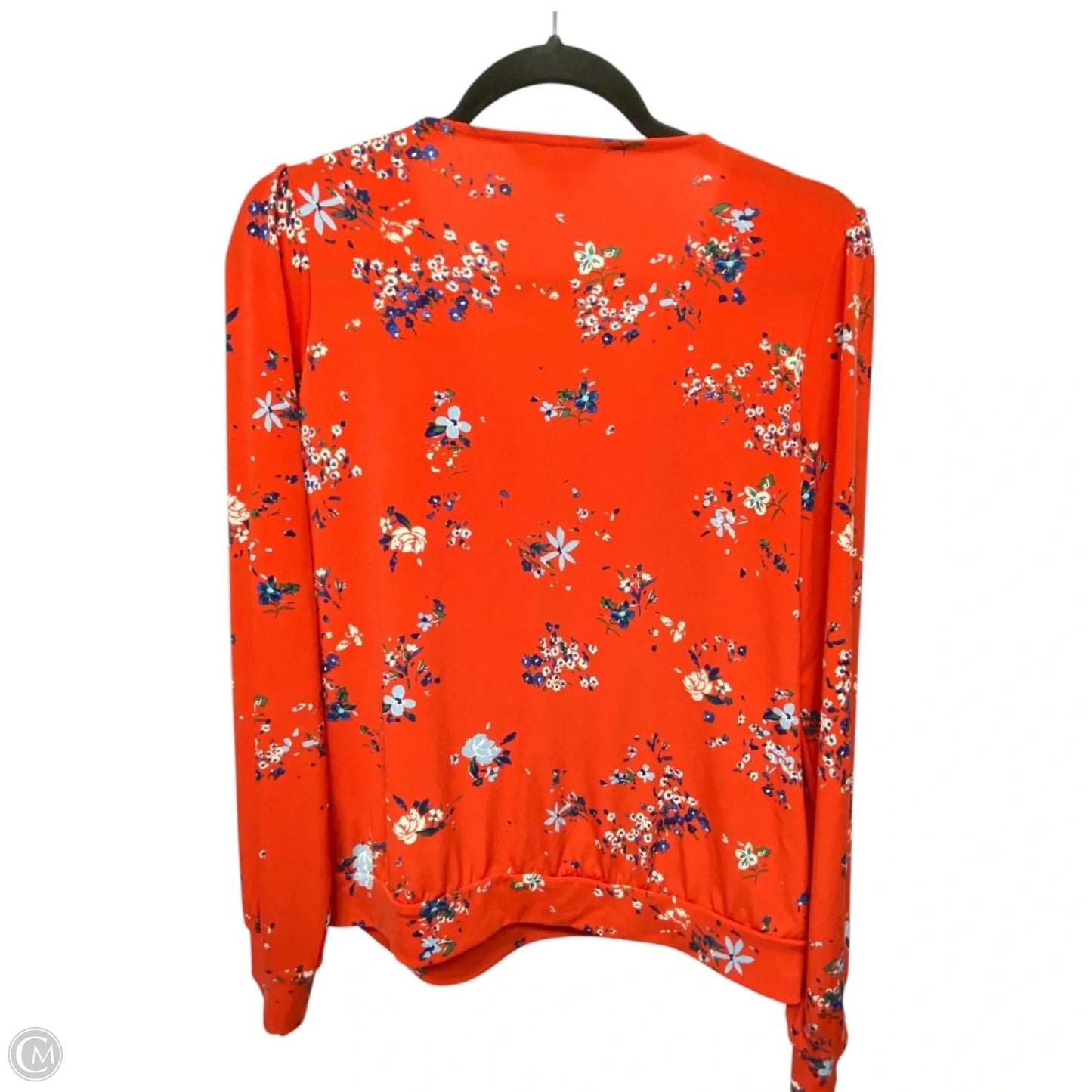Top Long Sleeve By Banana Republic In Red, Size: M