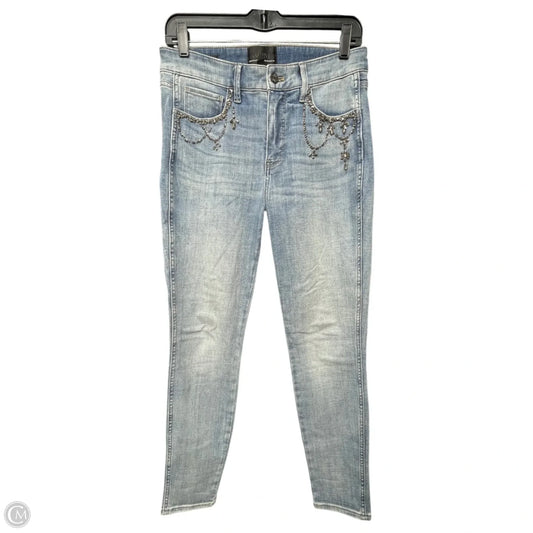 Jeans Skinny By White House Black Market In Blue Denim, Size: 6
