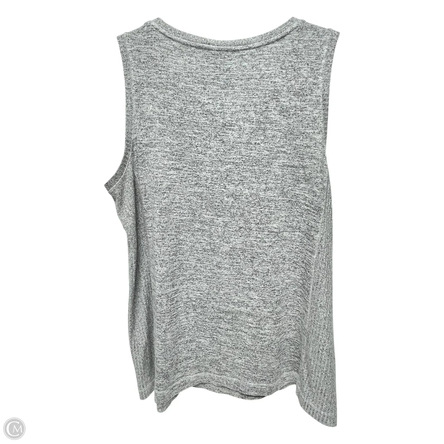 Top Sleeveless By Chicos In Grey, Size: L