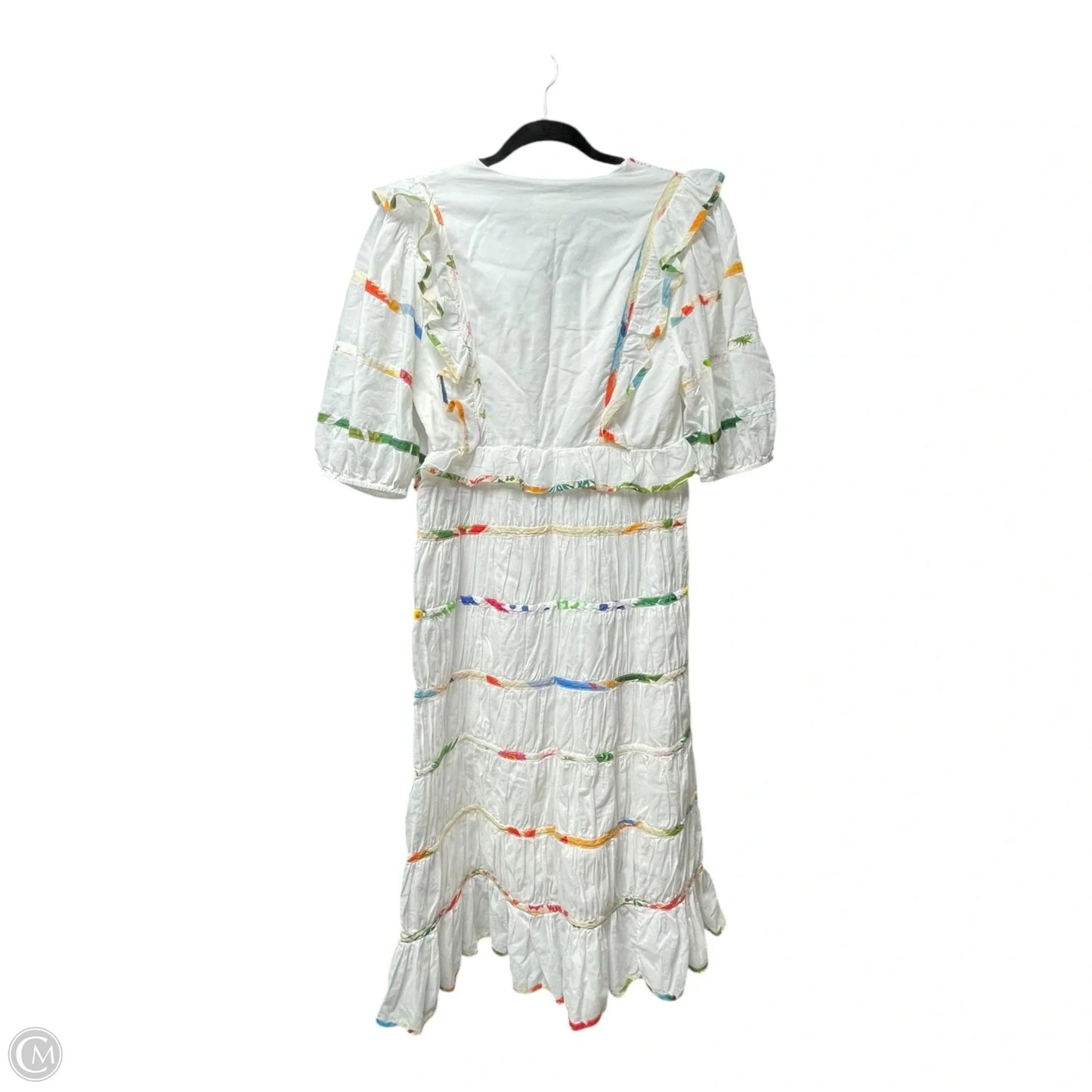 Dress Designer By Farm Rio In White, Size: S