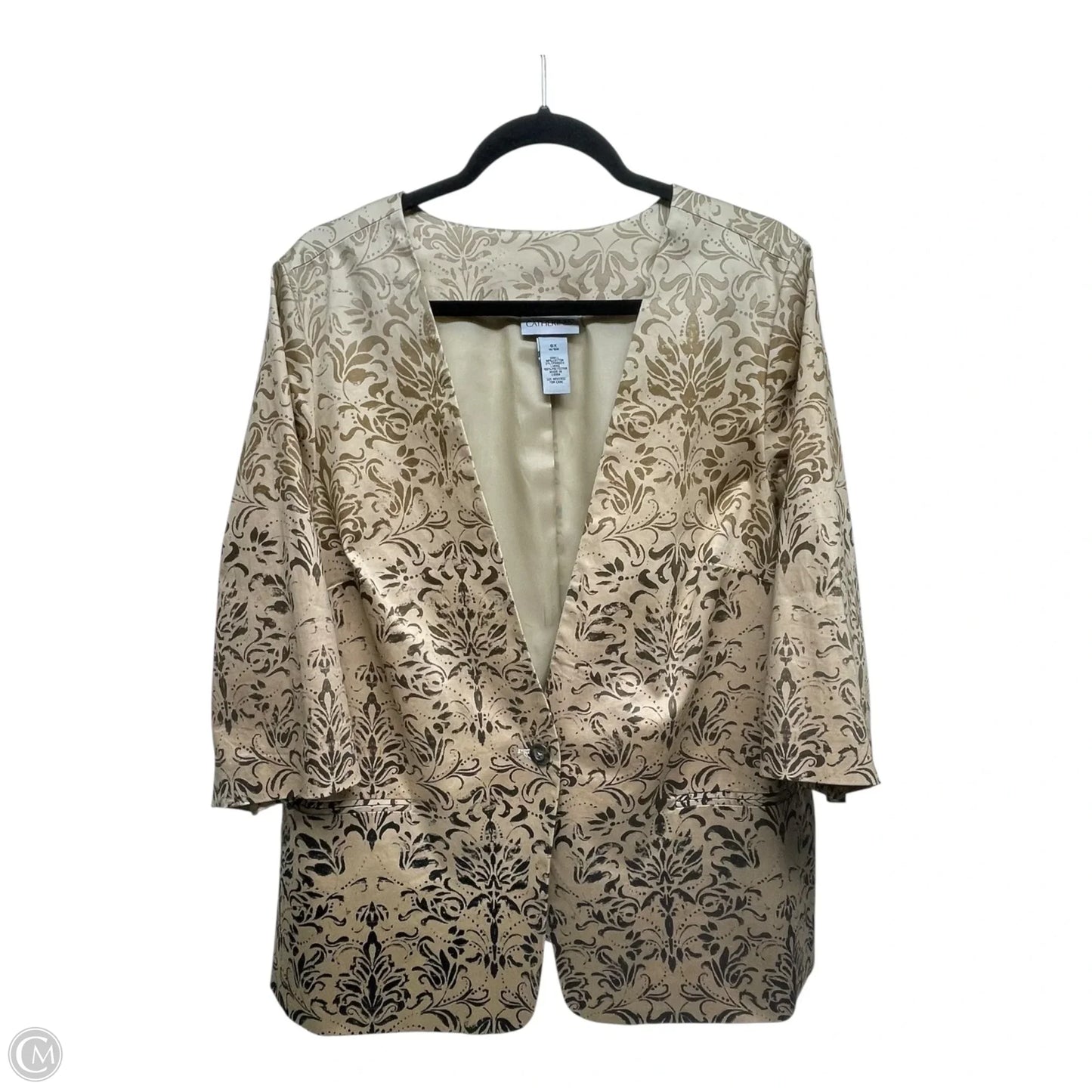 Blazer By Catherines In Tan, Size: Xl