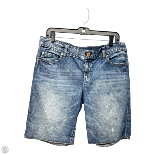 Shorts By Loft In Blue Denim, Size: M
