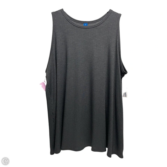 Top Sleeveless By Old Navy In Grey, Size: 2x