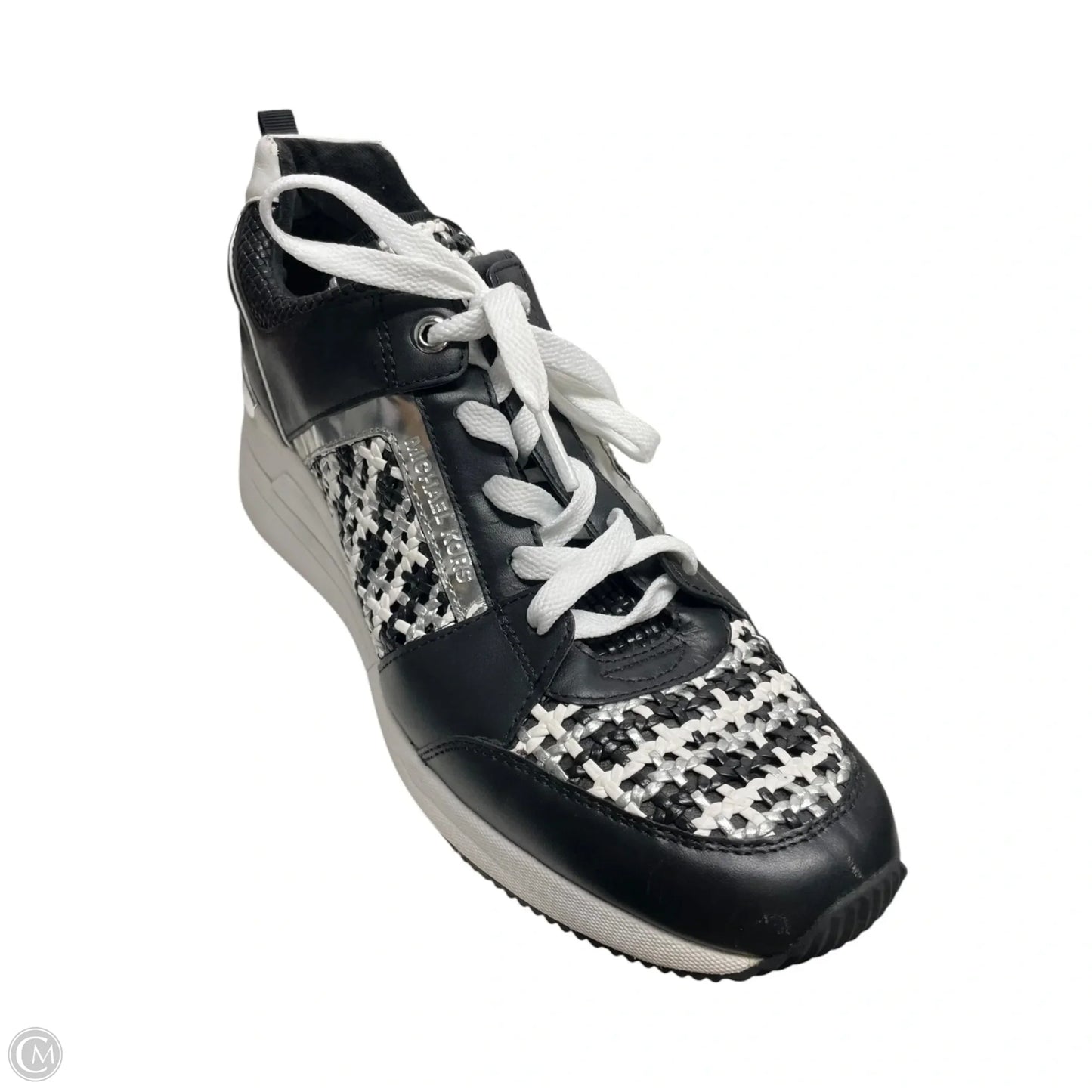 Shoes Sneakers By Michael By Michael Kors In Black & White, Size: 10
