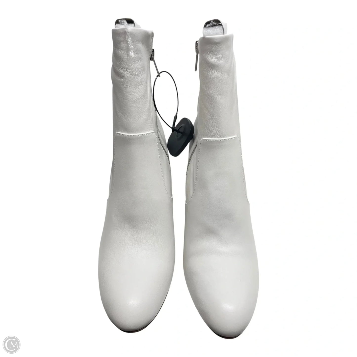 Boots Ankle Heels By Steve Madden In White, Size: 9